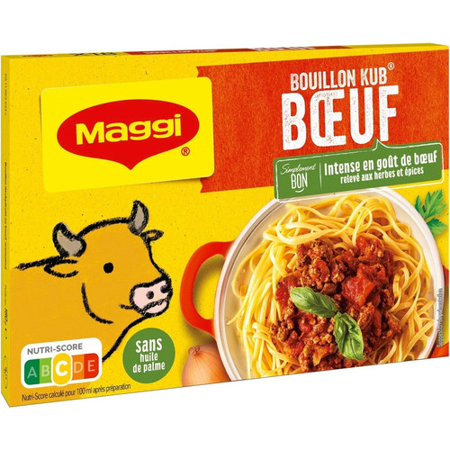 Bouillon kub bœuf maggi - bouillon,