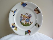 Assiette  à dessert faience Enfants Sarreguemines années 50