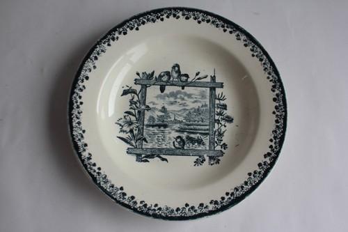 Assiette creuse terre - de, fer