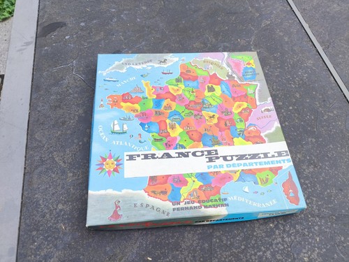 Jeu educatif france - jeu, puzzle