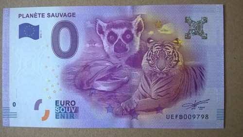 Billet euro planete sauvage - 0,
