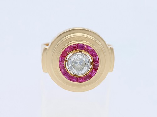 Bague ancienne art - ancienne, déco