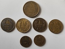 Tunisie Bon Pour 2 Francs 1 Franc 50 Centimes Lot de 7 Pieces