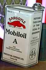 Plaque émaillée MOBILOIL