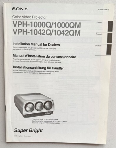 Sony color video - sony, projector
