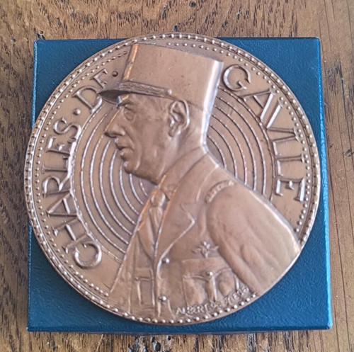 Médaille bronze charles - médaille, de