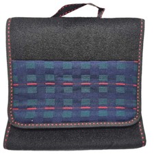 Sac de coffre noir tissu Bleu