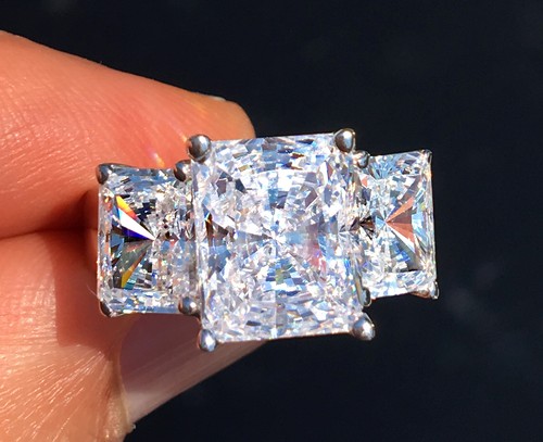 Radiant cut ring top - radiant,