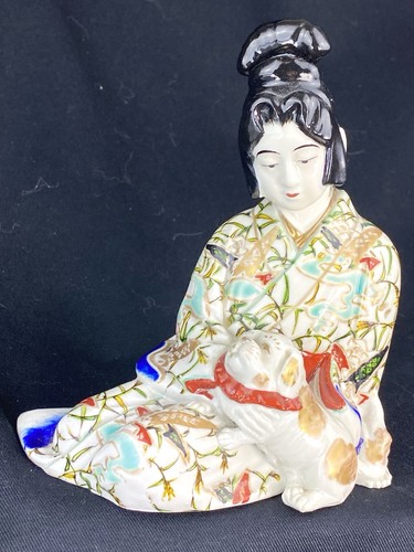 Geisha porcelaine satsuma - geisha,