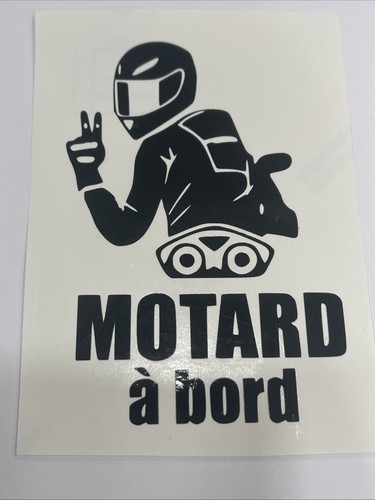 Sticker motard bord cm - bord,