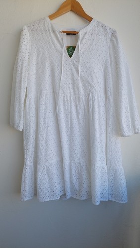Robe blanche 100 coton - robe, 100%