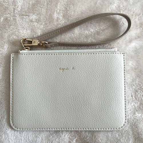 Agnes leather pouch with - agnes, b