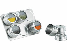 Support à épices magnétique avec 6 pots - Rosenstein & Söhne
