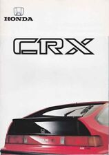 Catalogue Brochure Honda CRX 01/1988 Belgique en français