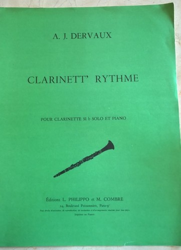 Clarinett rythme pour - clarinett',