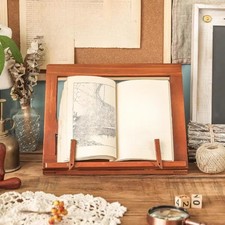 Support de livre en bois