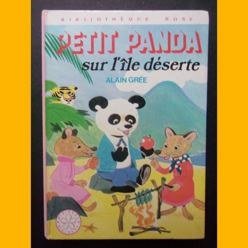 Bibliothèque rose petit panda - bibliothèque,