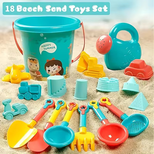 Jouet sable plage enfant - set, 6