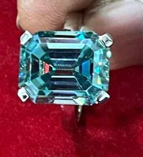 RARE BAGUE diamant bleu