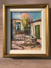 Tableau Huile sur toile encadrée et signée R. Lorotte