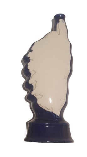 Bouteille forme corse bleue - bouteille,