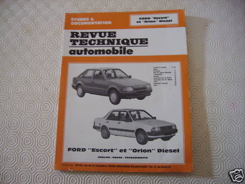 Revue technique ford - ford, escort