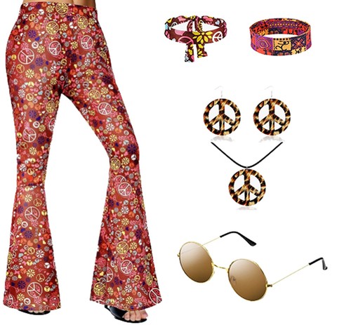 Costume hippie des années - , 70