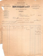 1904  ROUSSELOT & CIE A PARIS - M.FROIDEFOND A LIBOURNE