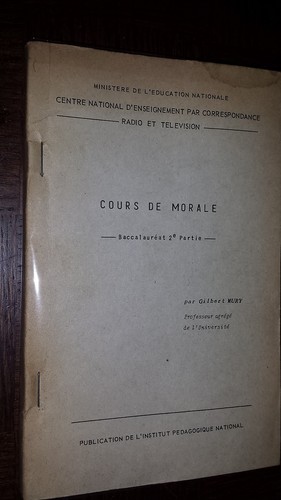 Cours morale - cours,