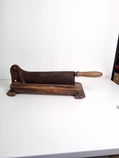 Coupe Pain, Guillotine, Trancheuse, 19ème ? Bois, Acier. bread cutter, slicer,