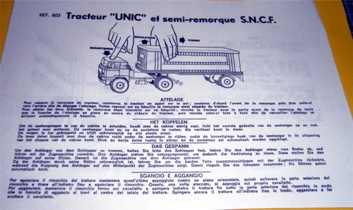 Dinky toys notice tracteur - toys,