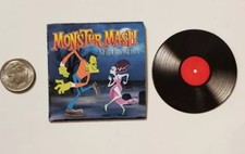 Miniature record album Barbie Monster High 1/6  2" Halloween Party Monster Mash 