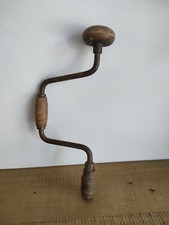 Perceuse Manuelle/ Chignole / Vilebrequin Bois - Ancien - Vintage