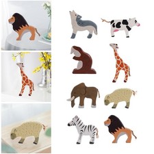 Simulation bois animaux jouets figurines jeu de rôle interactif cadeau