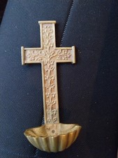 BENITIER ANCIEN EN BRONZE