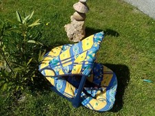 TRANSAT  MAXI COSI  TISSU ET COQUE DURE + CAPOTE POUR SOLEIL  SAFETY BABY