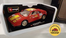 Ferrari 348 Tb Evoluzione #177  1991 burago 1/18 - miniature rouge -rare vintage