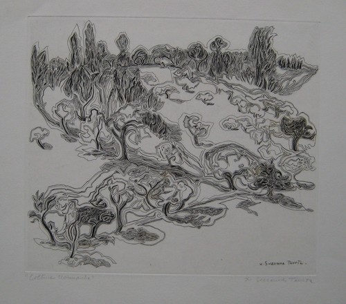 Tourte suzanne gravure 1948 - suzanne,