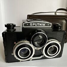 RARE Lomo Sputnik Stereo Camera 6 X 6 Moyen Format Soviet USSR for 120 Roll Film