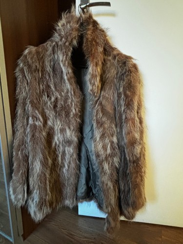 Manteau fourrure véritable - manteau, de