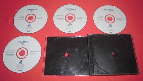 Dreamcast et 4 shenmue - cd,