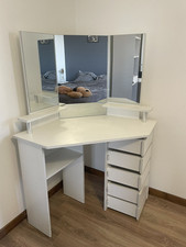 Coiffeuse Blanche d’angle