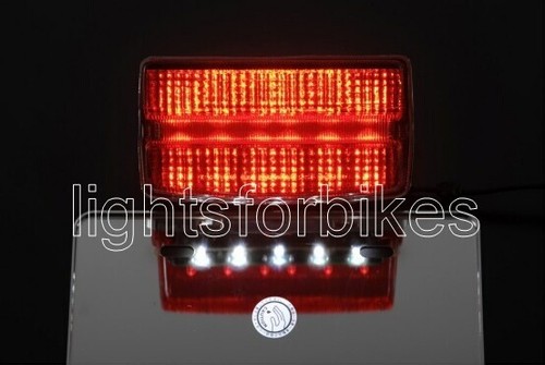 Feu arrière led noir yamaha - arrière,