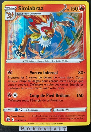 Carte pokemon simiabraz - carte,