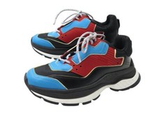 NEUF CHAUSSURES BERLUTI BASKETS GRAVITY 4781 40 TOILE CUIR SHOES SNEAKERS 1010€