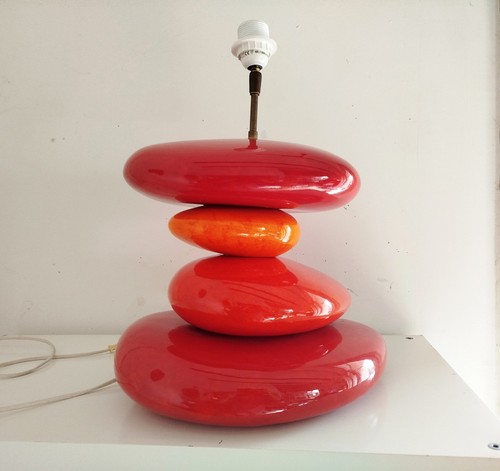 Grande lampe céramique - lampe, design