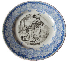 ASSIETTE PARLANTE Lunéville