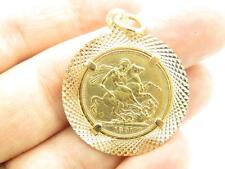 24k or Jaune Reine Victoria D&g Britt Reg F D Vintage de Valeur Collier