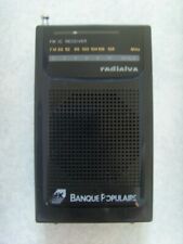 Transistor RADIALVA R629B pub Banque Populaire, année ? A REVISER