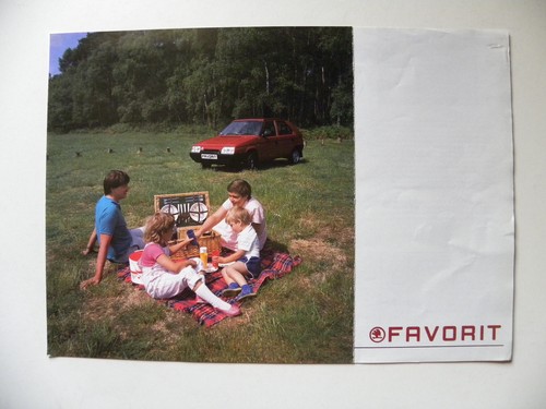 Brochure skoda favorit - brochure,